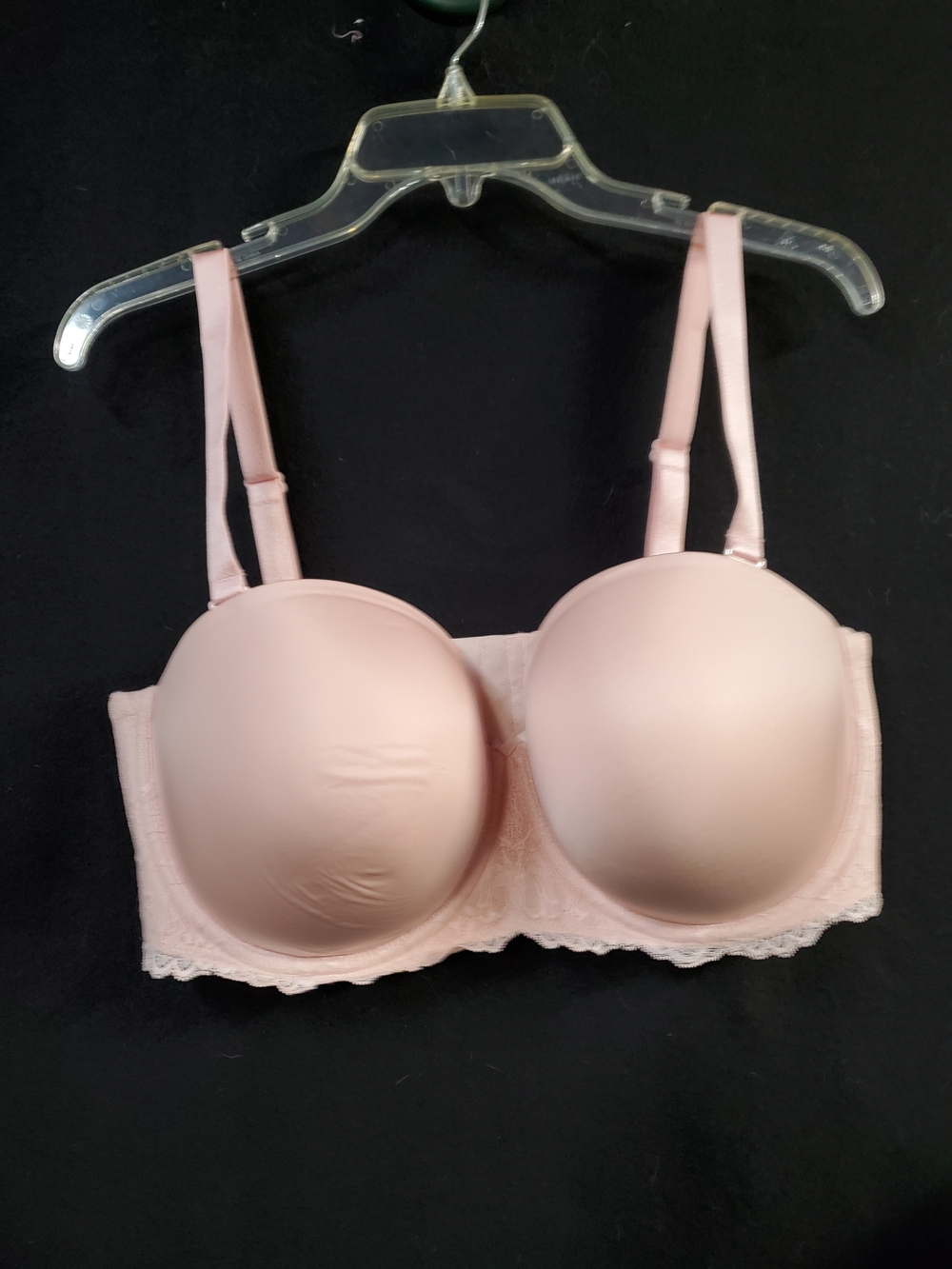 torrid Light Pink Convertible Strap Bra with Lace Band 40 DDD